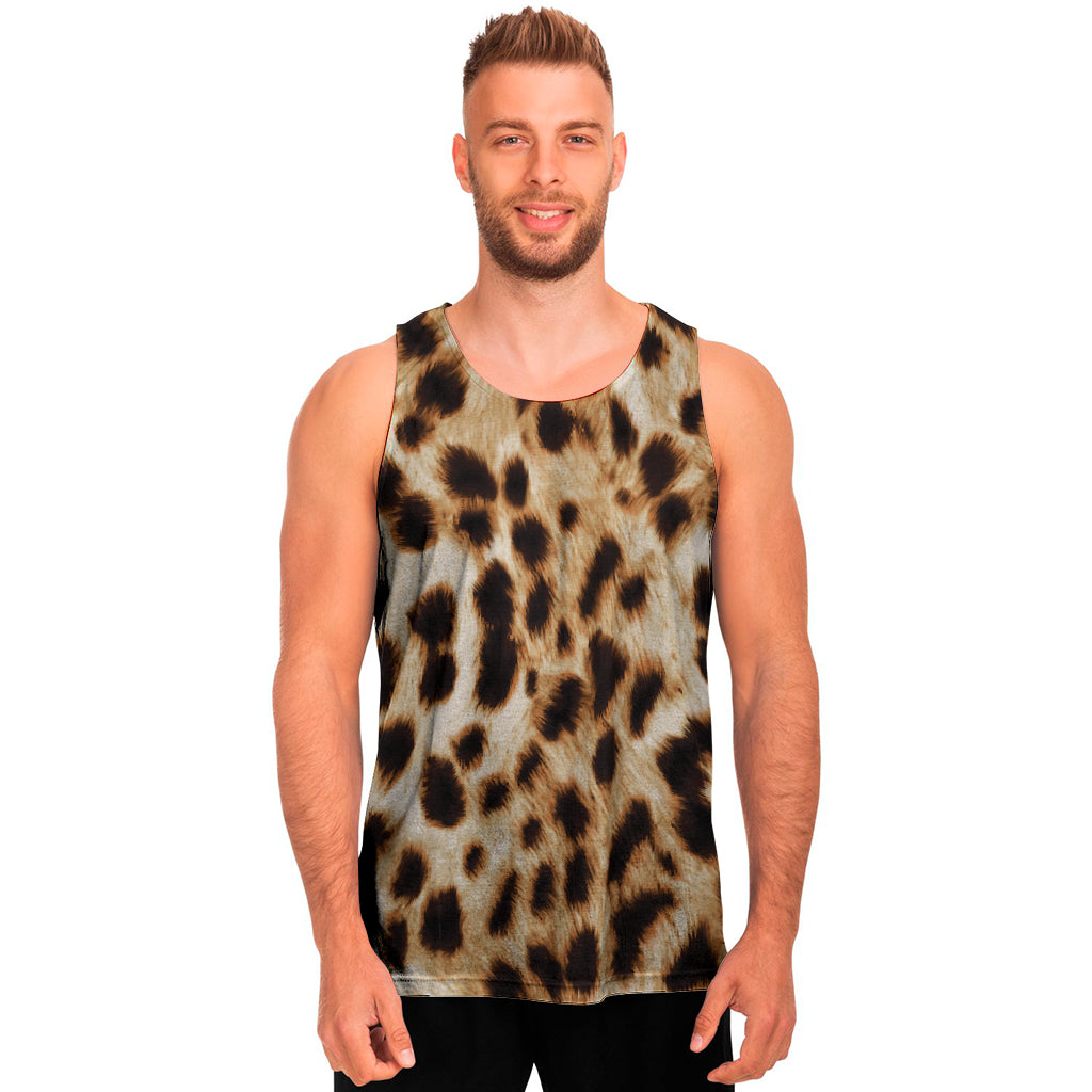 Cheetah Print Men's Tank Top