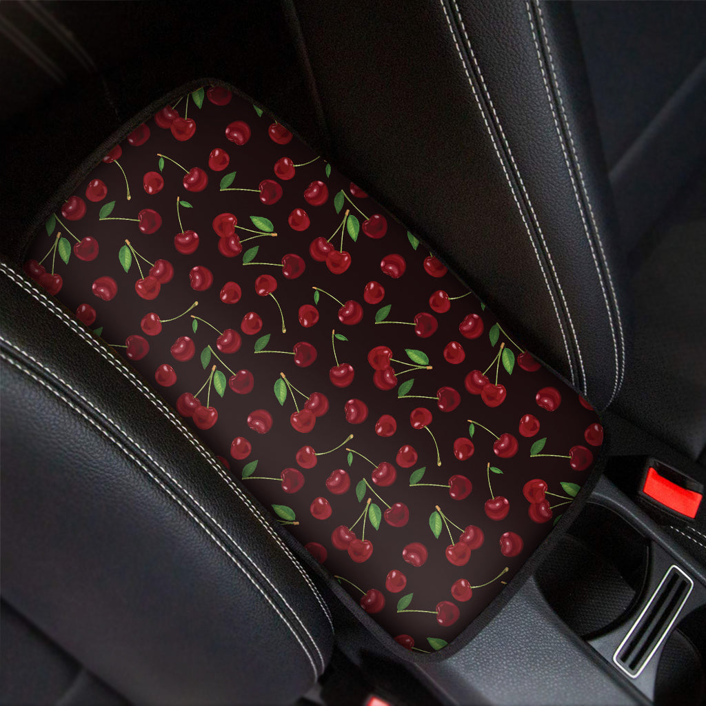 Cherry Fruit Pattern Print Car Center Console Cover