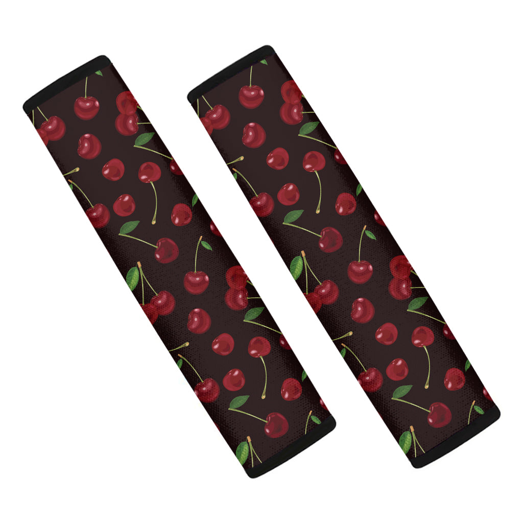 Cherry Fruit Pattern Print Car Seat Belt Covers