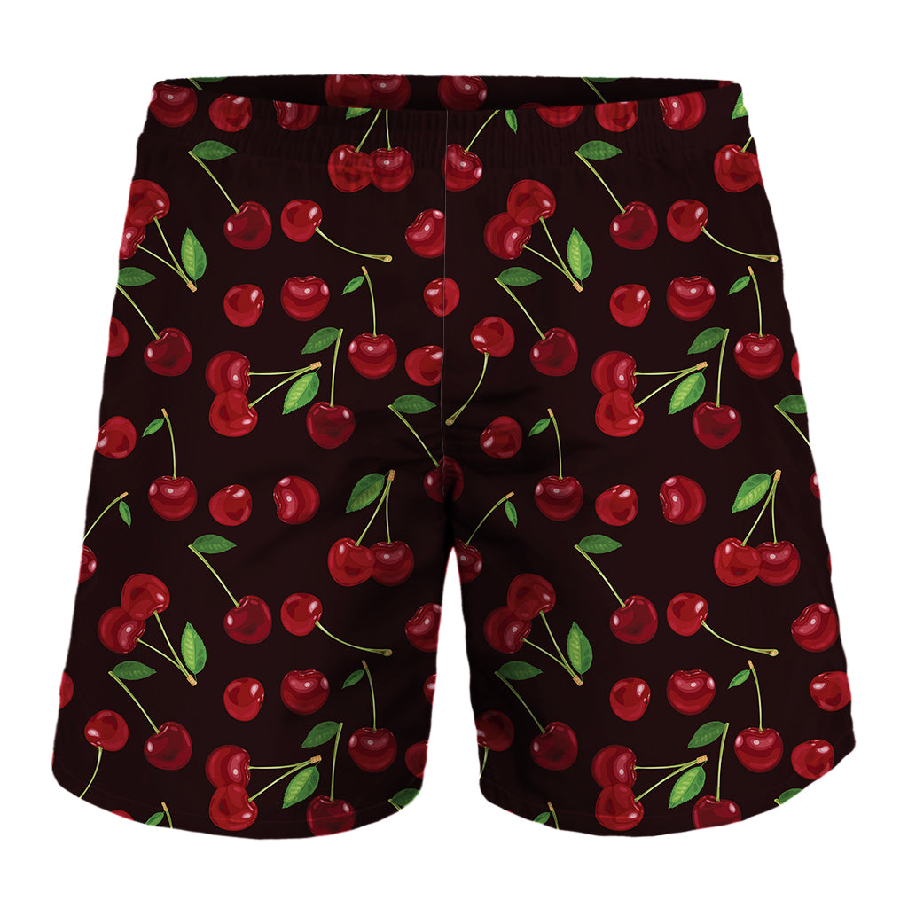 Cherry Fruit Pattern Print Men's Shorts