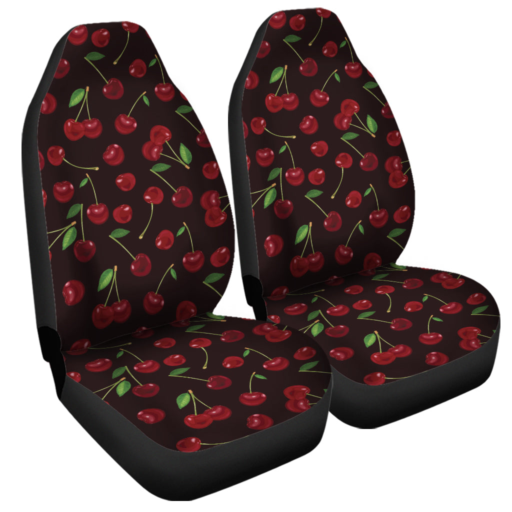 Cherry Fruit Pattern Print Universal Fit Car Seat Covers