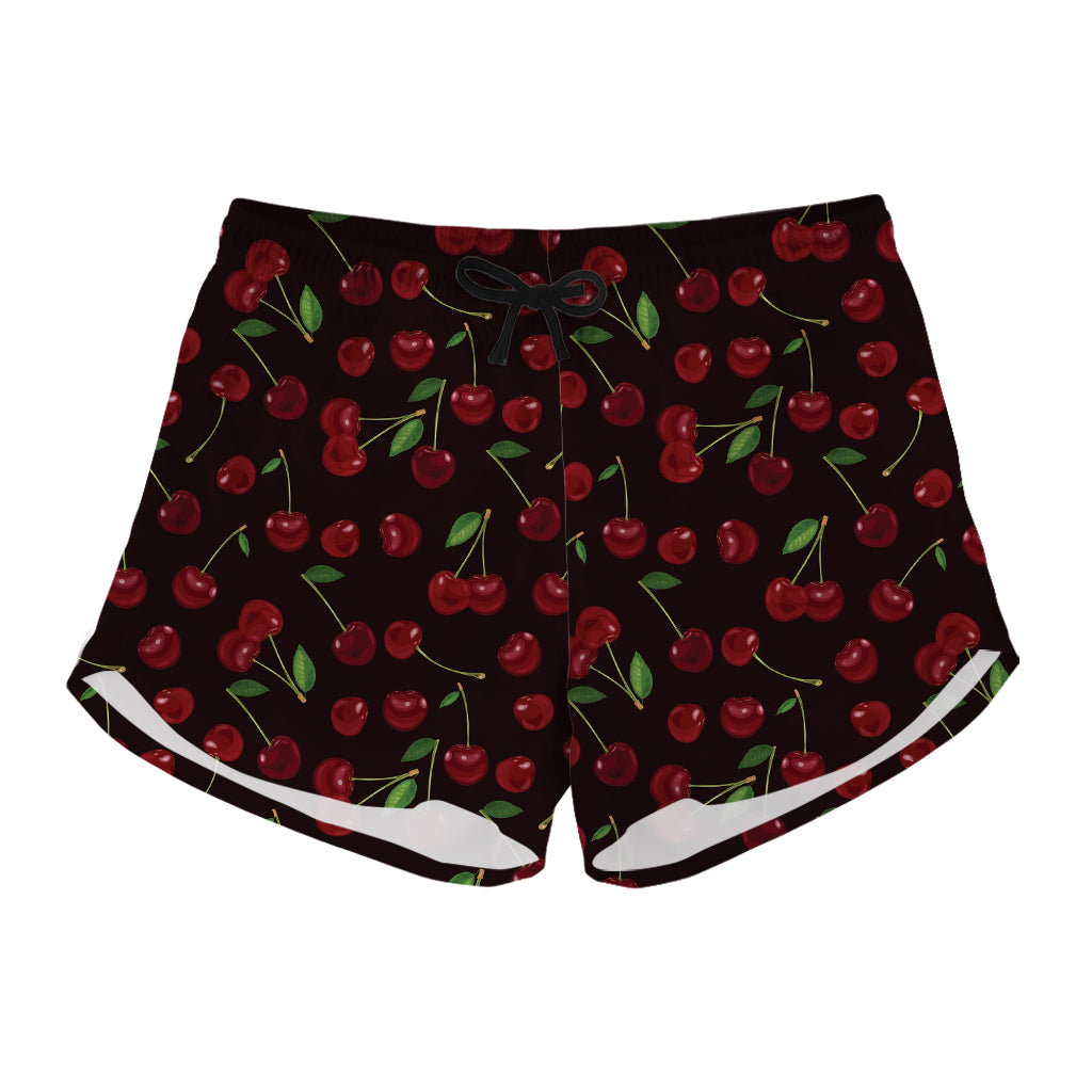 Cherry Fruit Pattern Print Women's Shorts