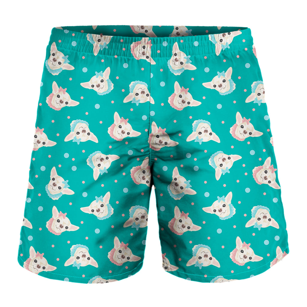 Chihuahua Puppy Pattern Print Men's Shorts