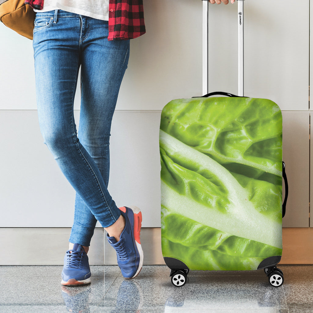 Chinese Cabbage Leaf Print Luggage Cover