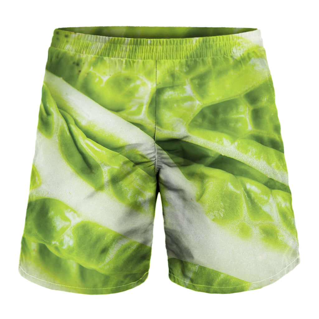 Chinese Cabbage Leaf Print Men's Shorts