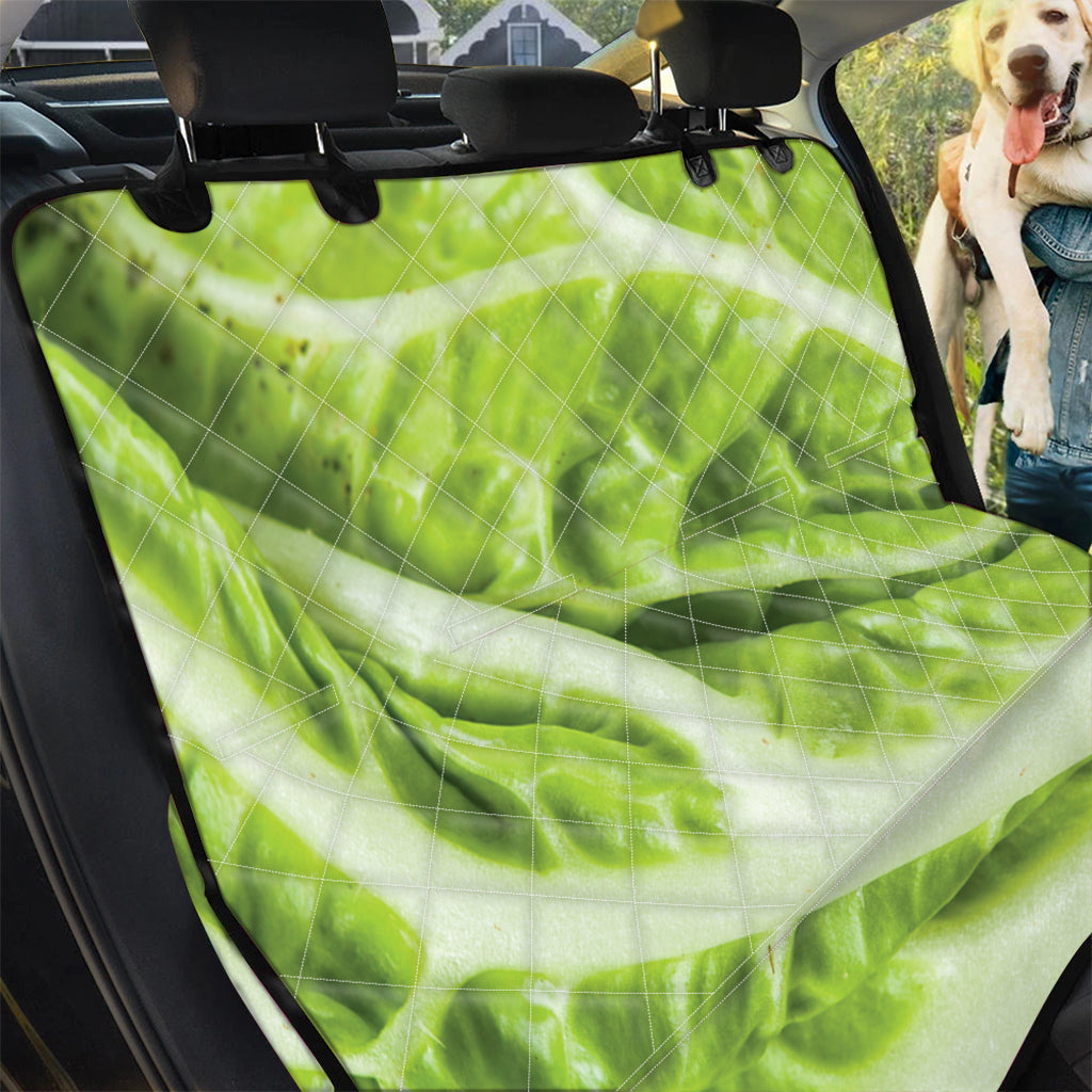 Chinese Cabbage Leaf Print Pet Car Back Seat Cover