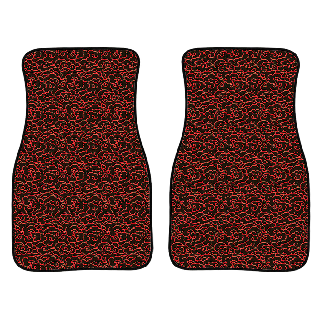 Chinese Cloud Pattern Print Front Car Floor Mats