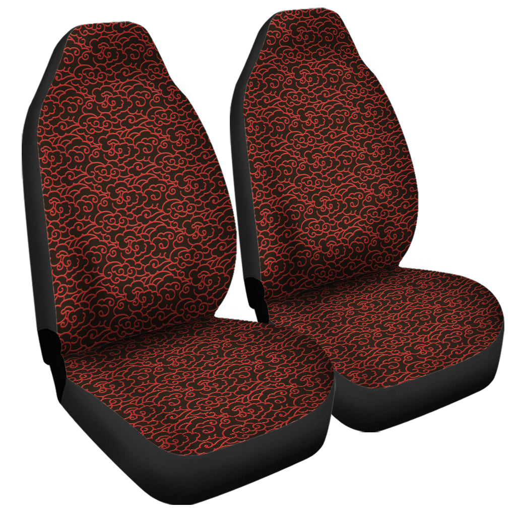 Chinese Cloud Pattern Print Universal Fit Car Seat Covers