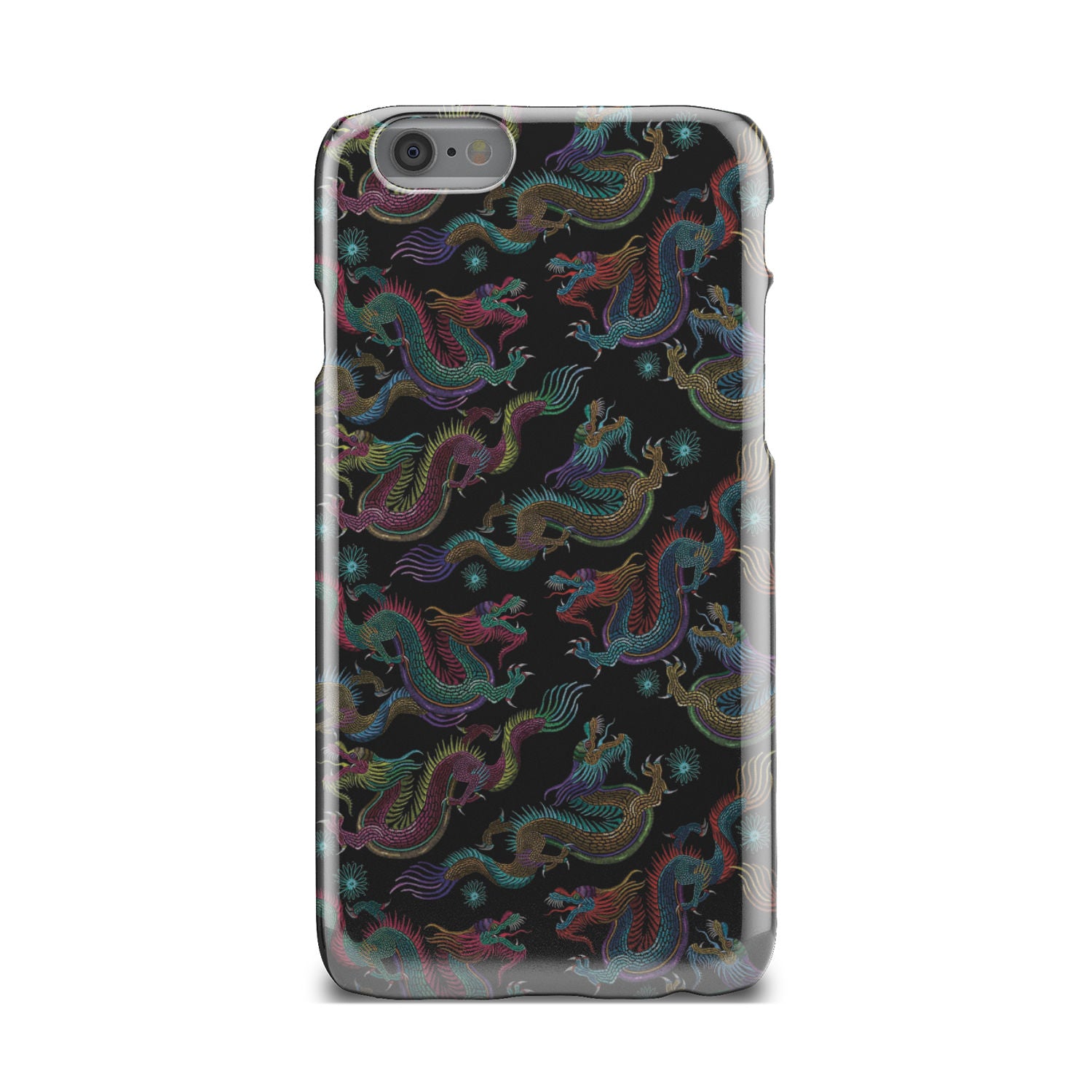 Chinese Dragon Pattern Print Phone Case