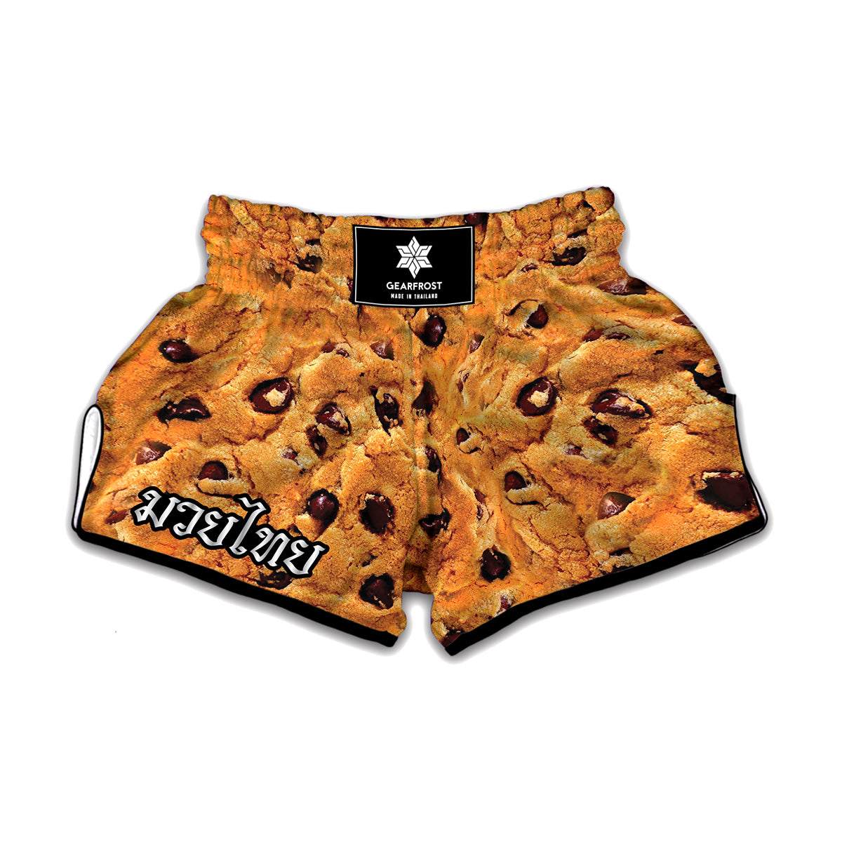 Chocolate Chip Cookie Print Muay Thai Boxing Shorts