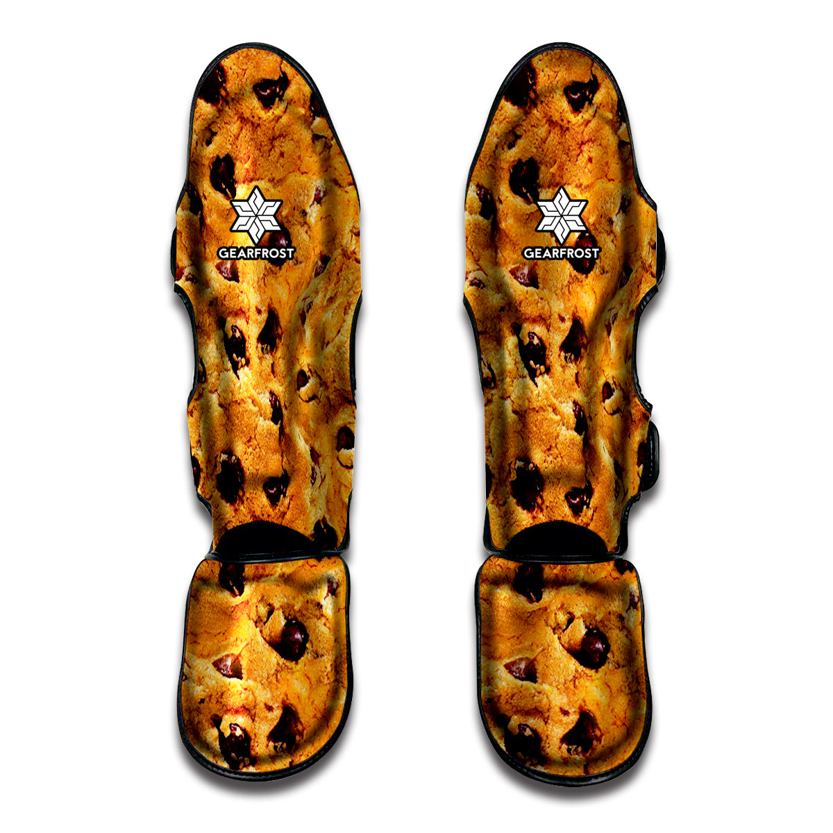 Chocolate Chip Cookie Print Muay Thai Shin Guards