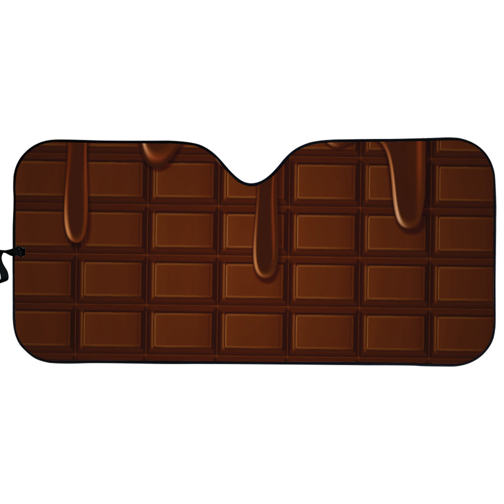 Chocolate Print Car Sun Shade