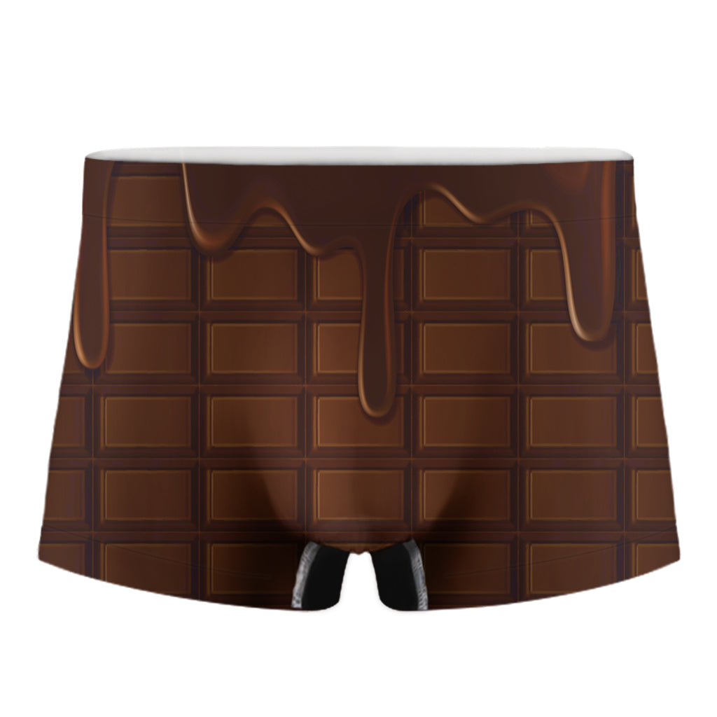 Chocolate Print Men's Boxer Briefs