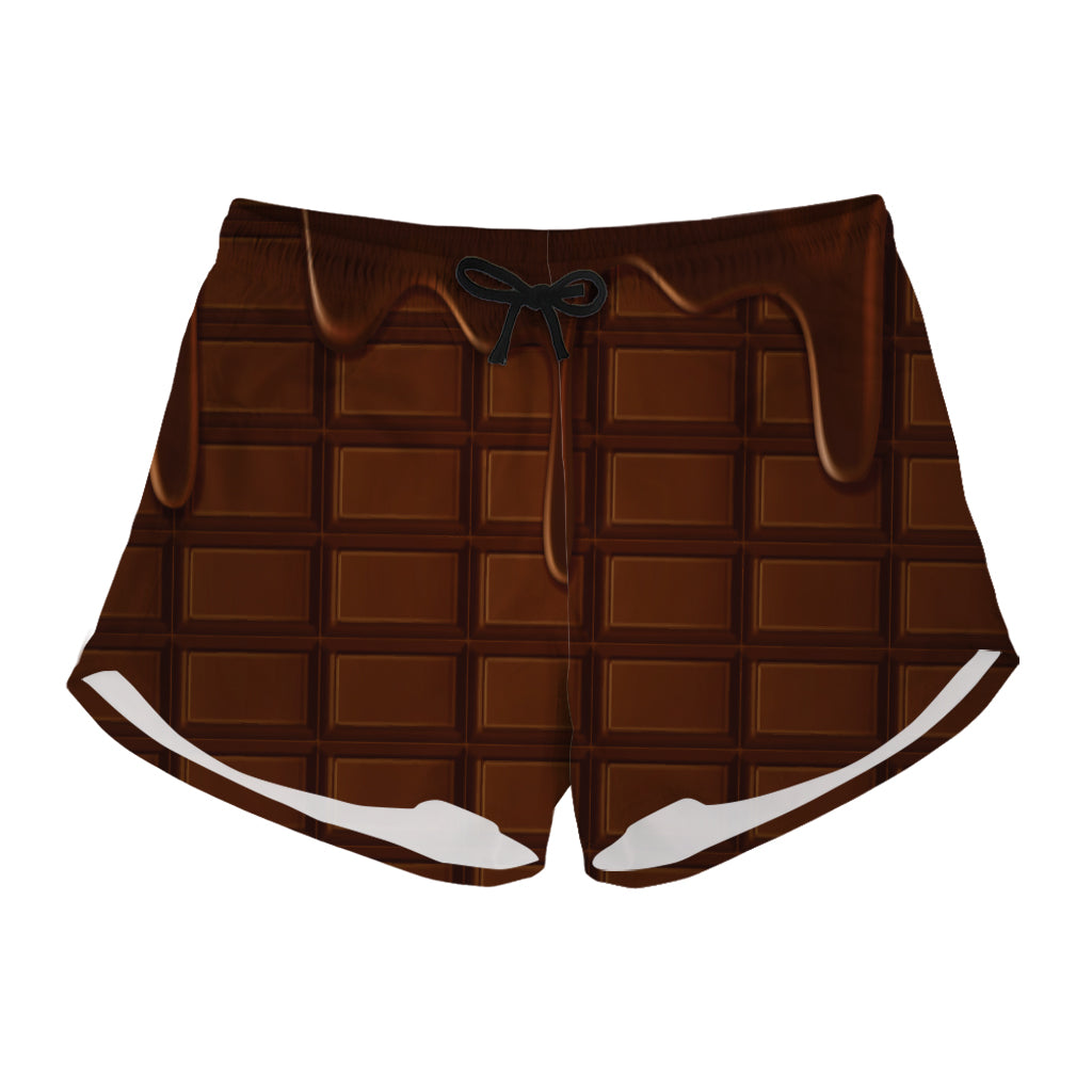 Chocolate Print Women's Shorts