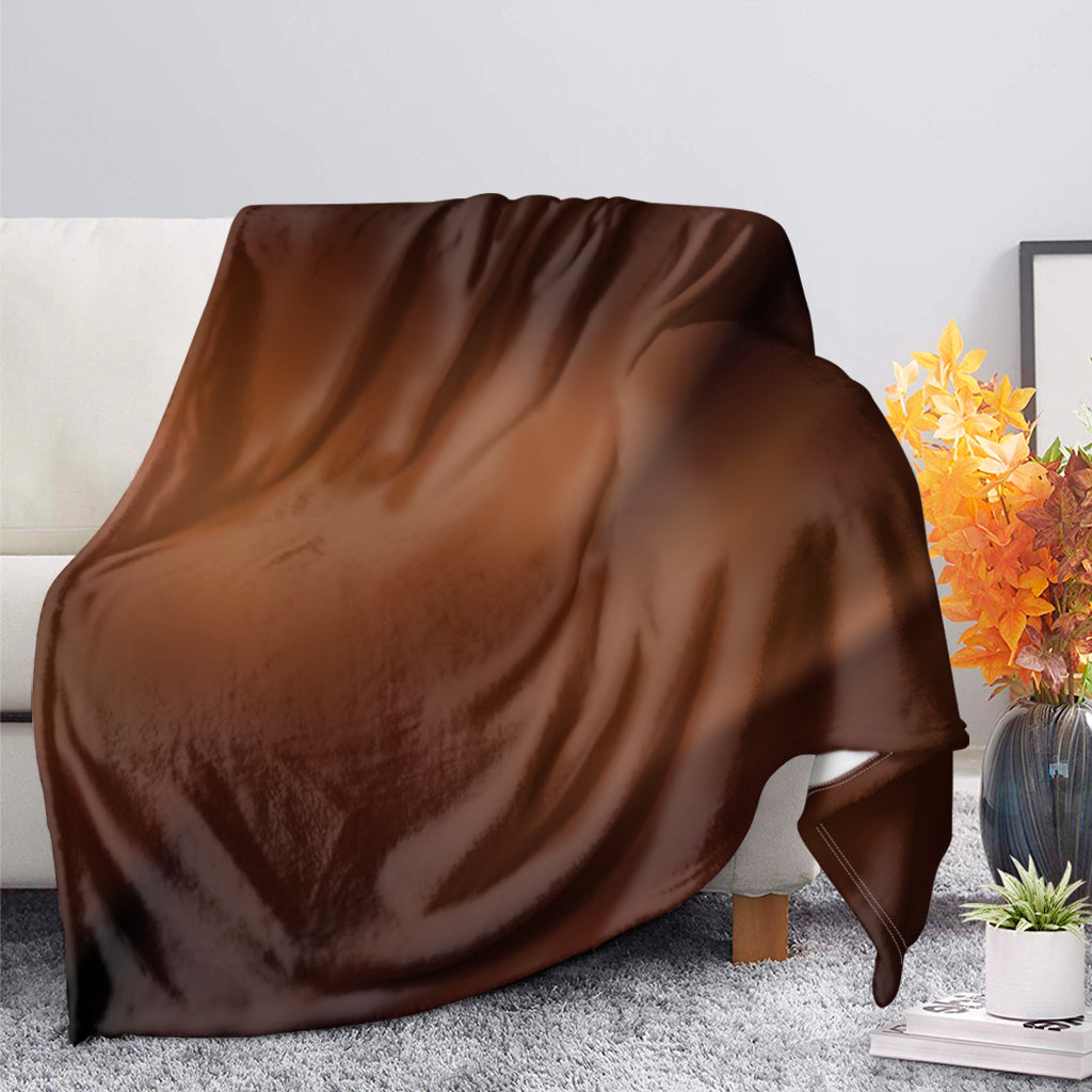 Chocolate Texture Print Blanket