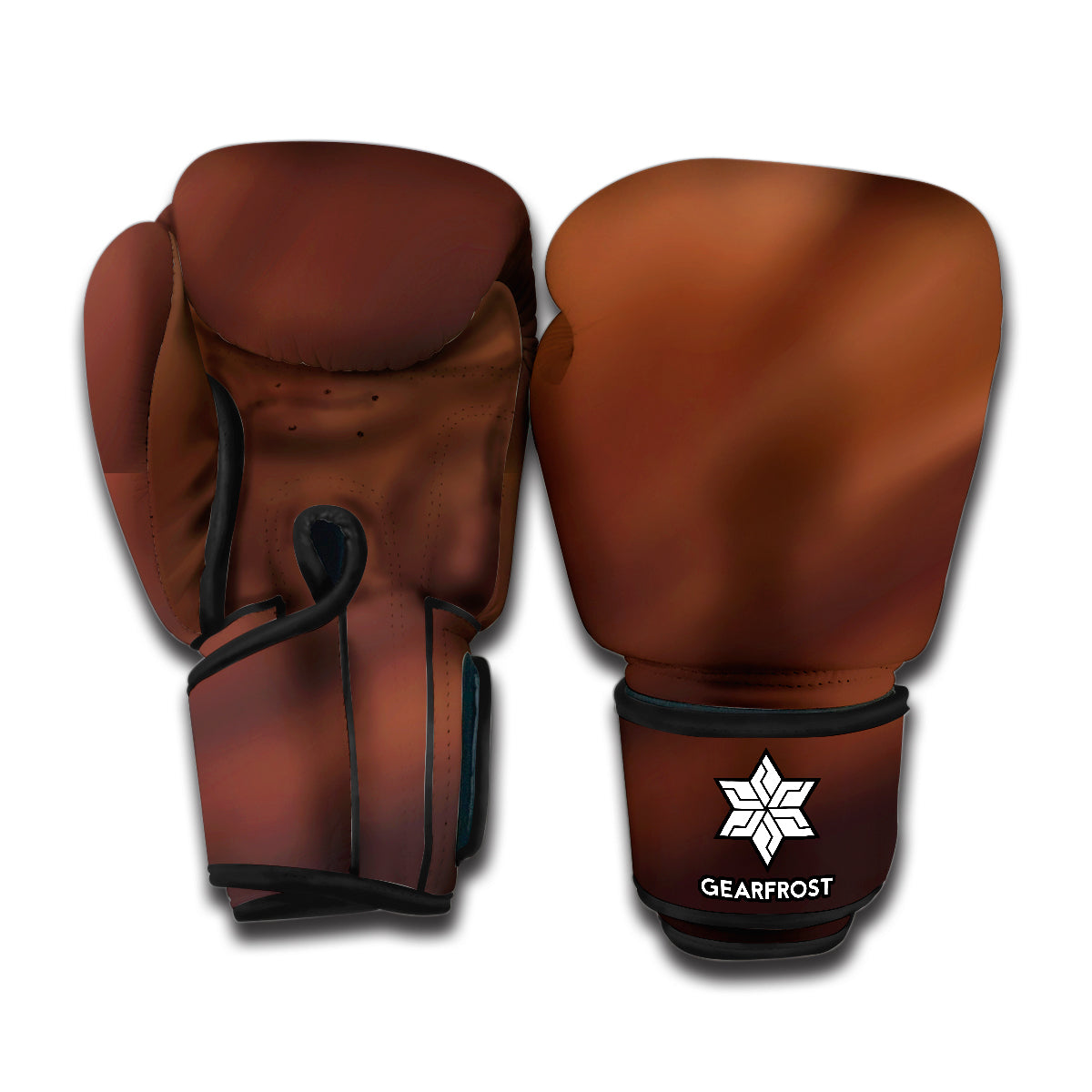 Chocolate Texture Print Boxing Gloves