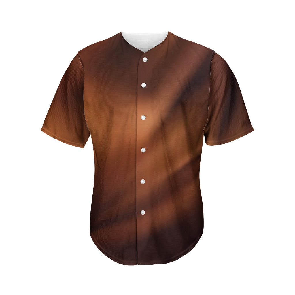 Chocolate Texture Print Men's Baseball Jersey