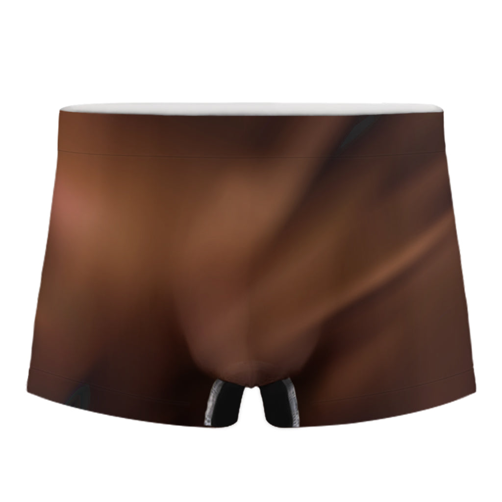 Chocolate Texture Print Men's Boxer Briefs