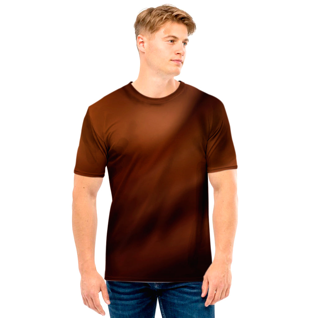 Chocolate Texture Print Men's T-Shirt