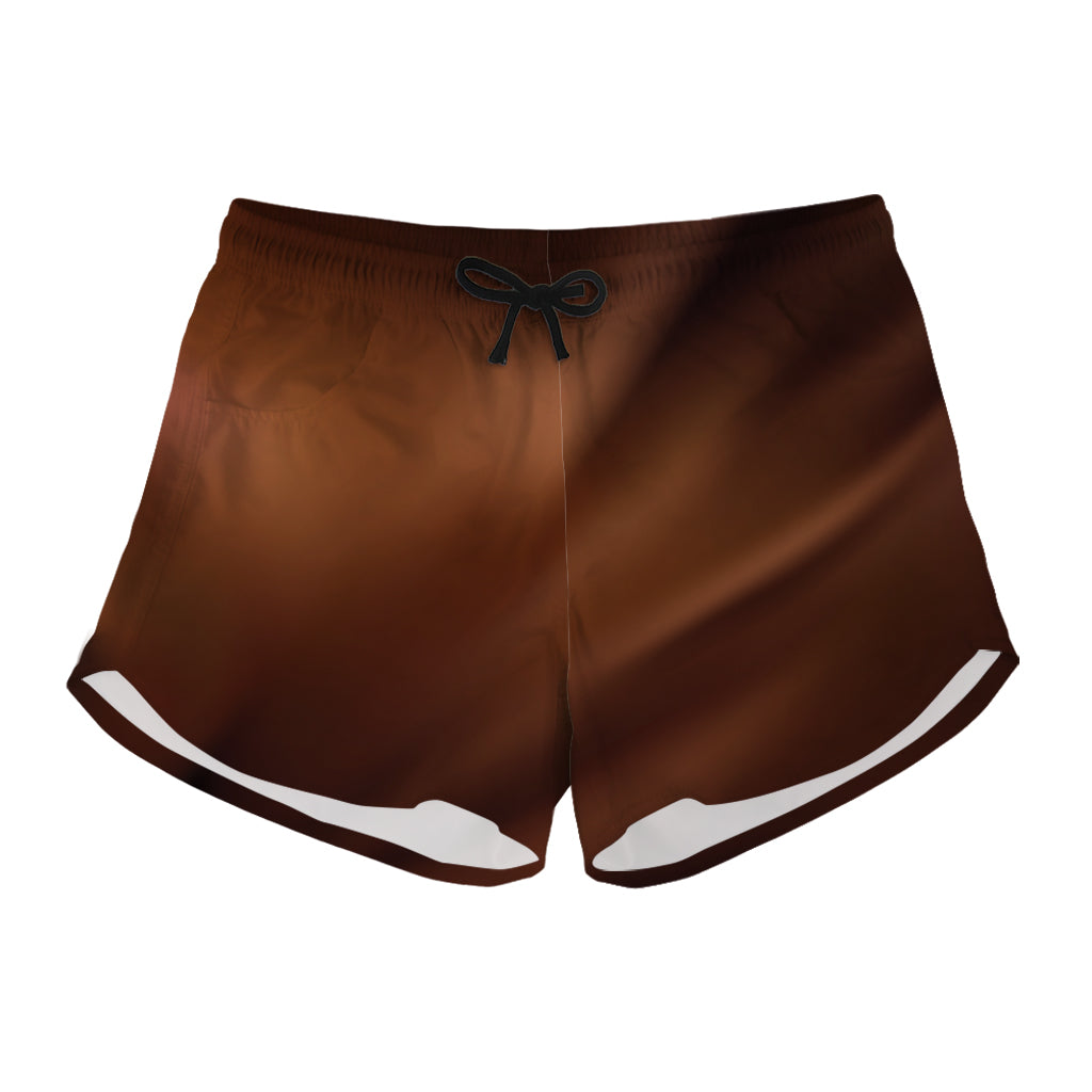 Chocolate Texture Print Women's Shorts