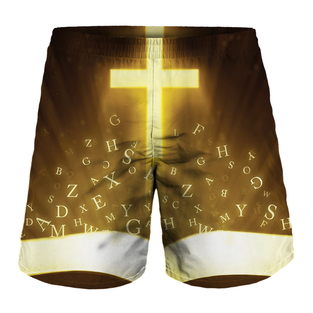 Christian Holy Bible Print Men's Shorts