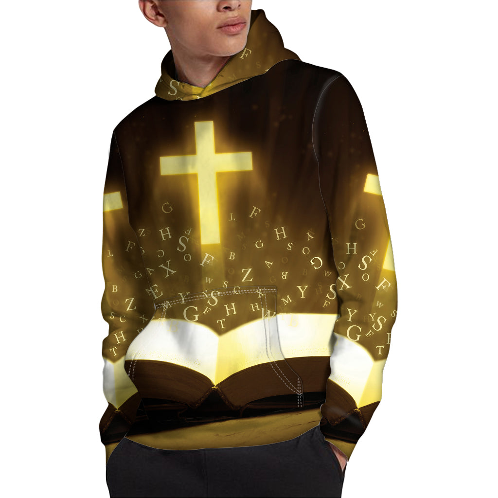 Christian Holy Bible Print Pullover Hoodie