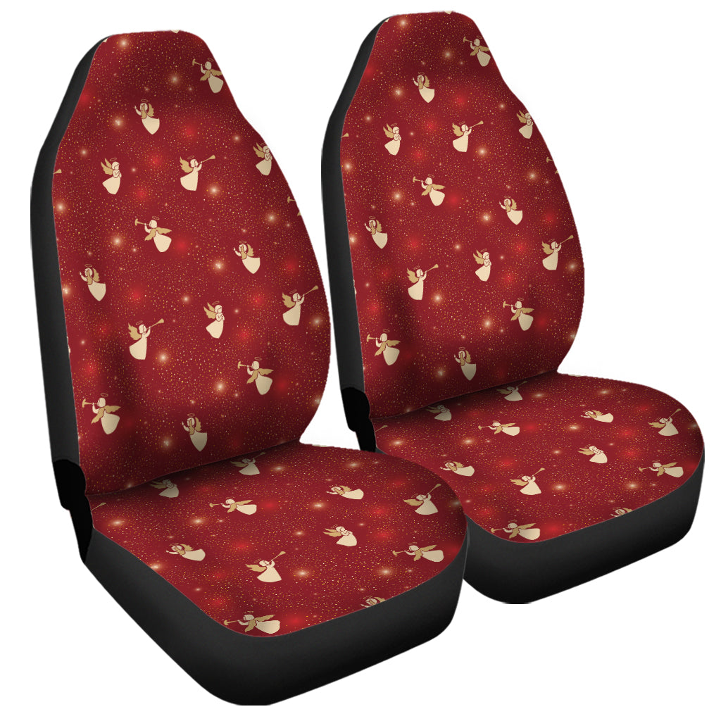 Christmas Angel Pattern Print Universal Fit Car Seat Covers