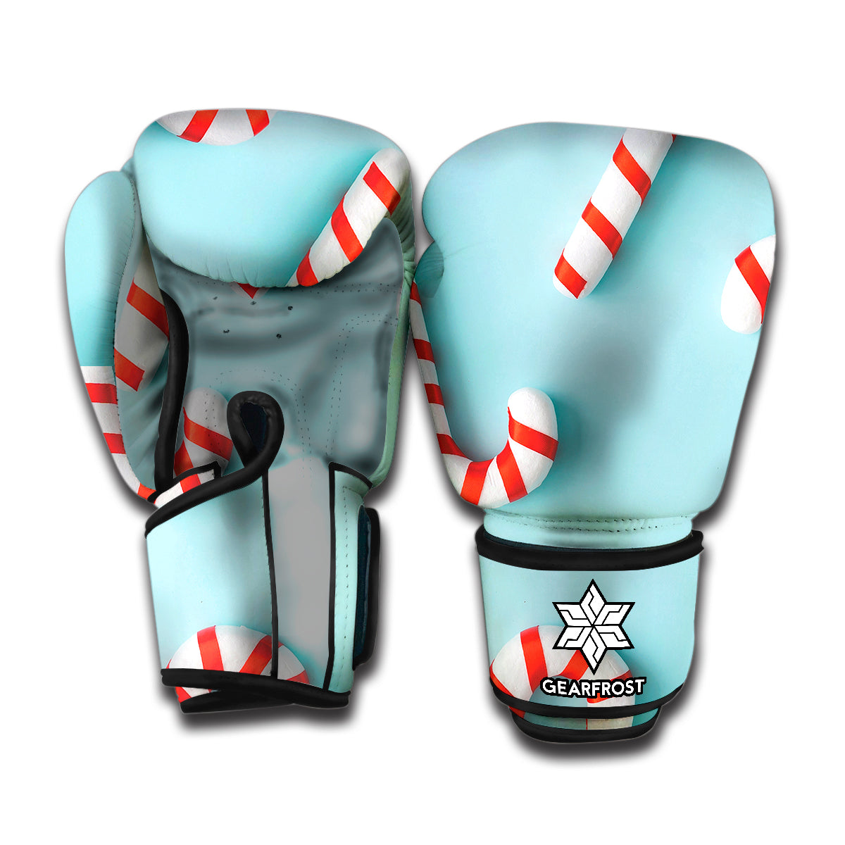 Christmas Candy Candies Pattern Print Boxing Gloves