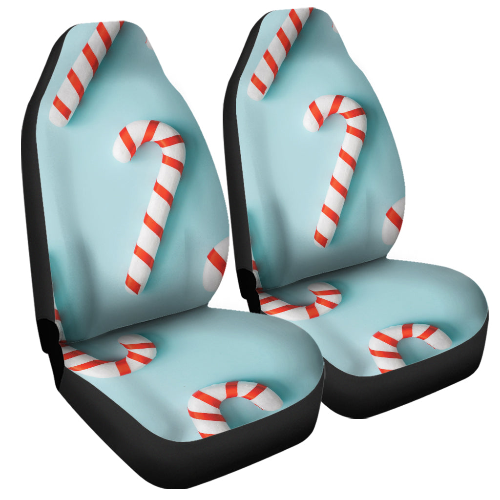 Christmas Candy Candies Pattern Print Universal Fit Car Seat Covers