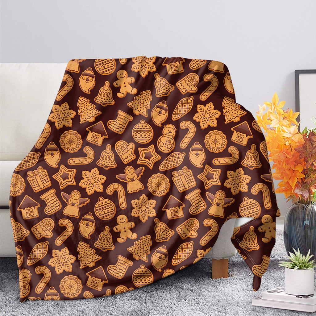 Christmas Cookies Pattern Print Blanket