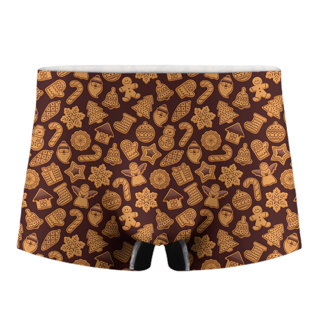 Christmas Cookies Pattern Print Men's Boxer Briefs