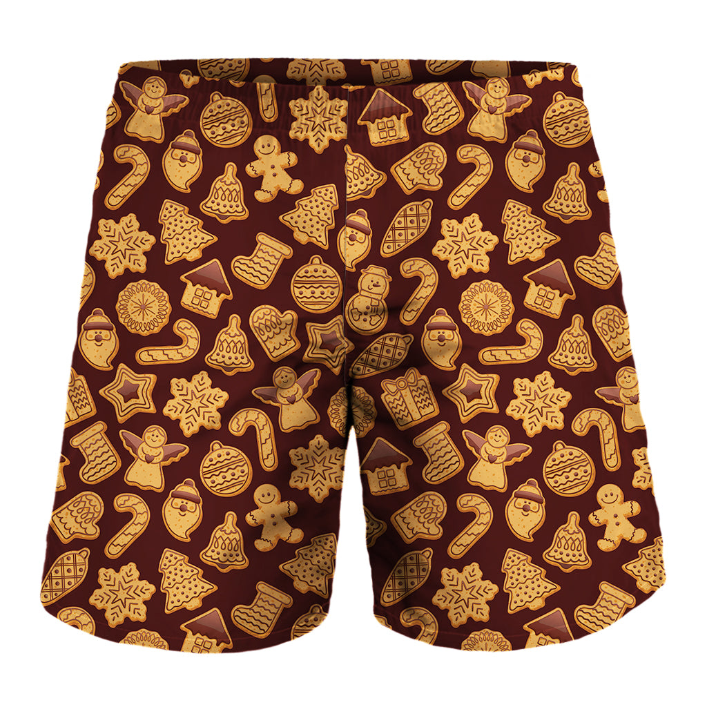 Christmas Cookies Pattern Print Men's Shorts