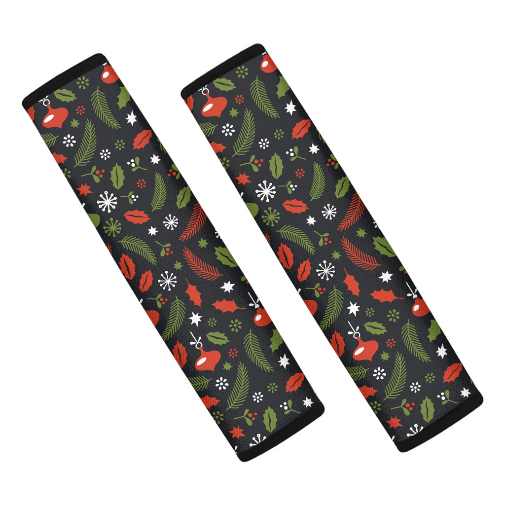 Christmas Decorations Pattern Print Car Seat Belt Covers