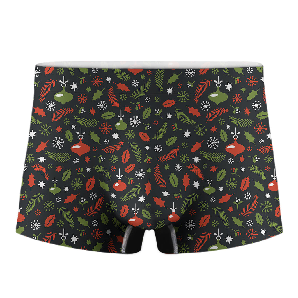 Christmas Decorations Pattern Print Men's Boxer Briefs