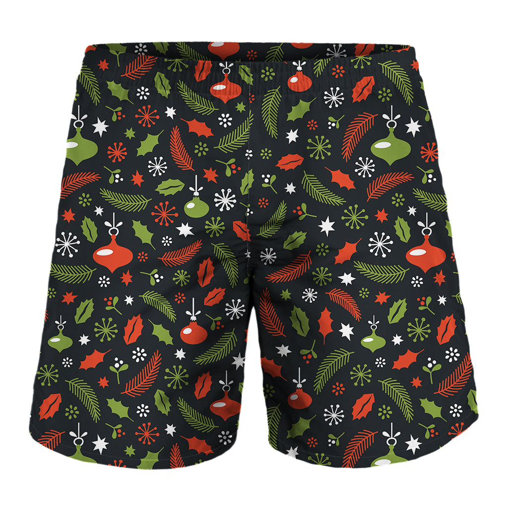 Christmas Decorations Pattern Print Men's Shorts