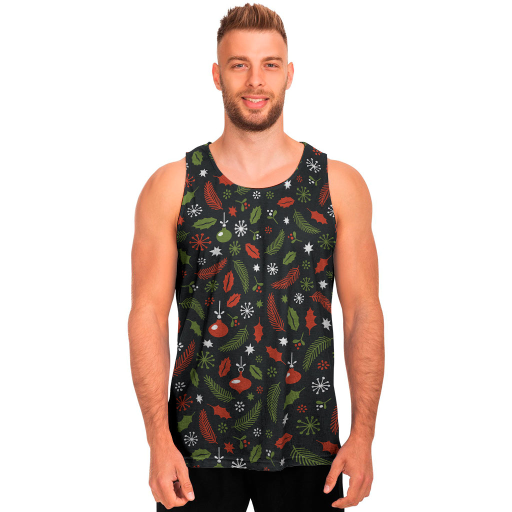 Christmas Decorations Pattern Print Men's Tank Top