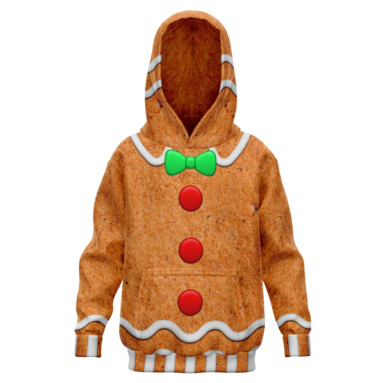 Christmas Gingerbread Kids Hoodie