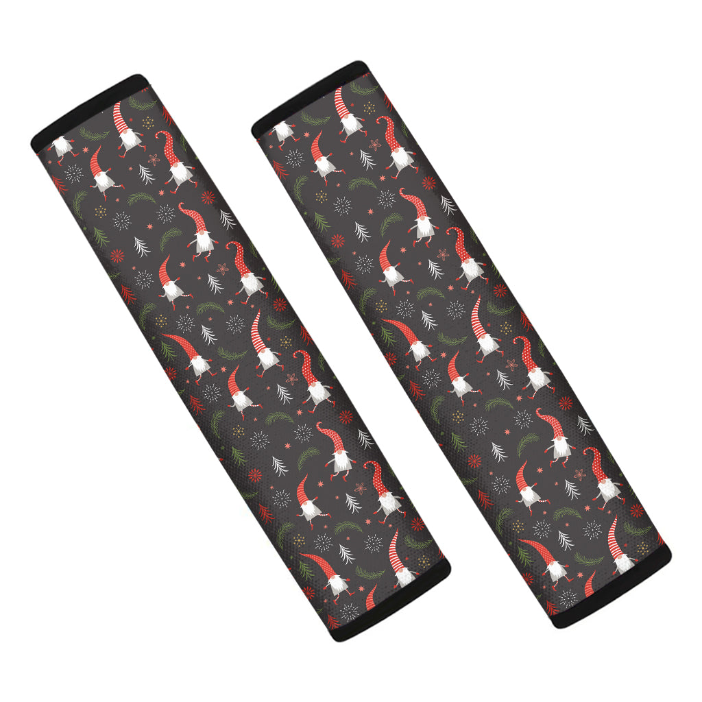 Christmas Gnomes Pattern Print Car Seat Belt Covers