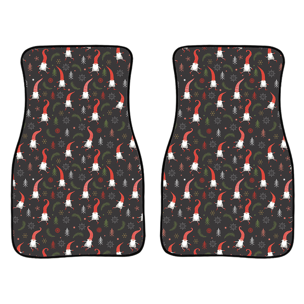 Christmas Gnomes Pattern Print Front Car Floor Mats