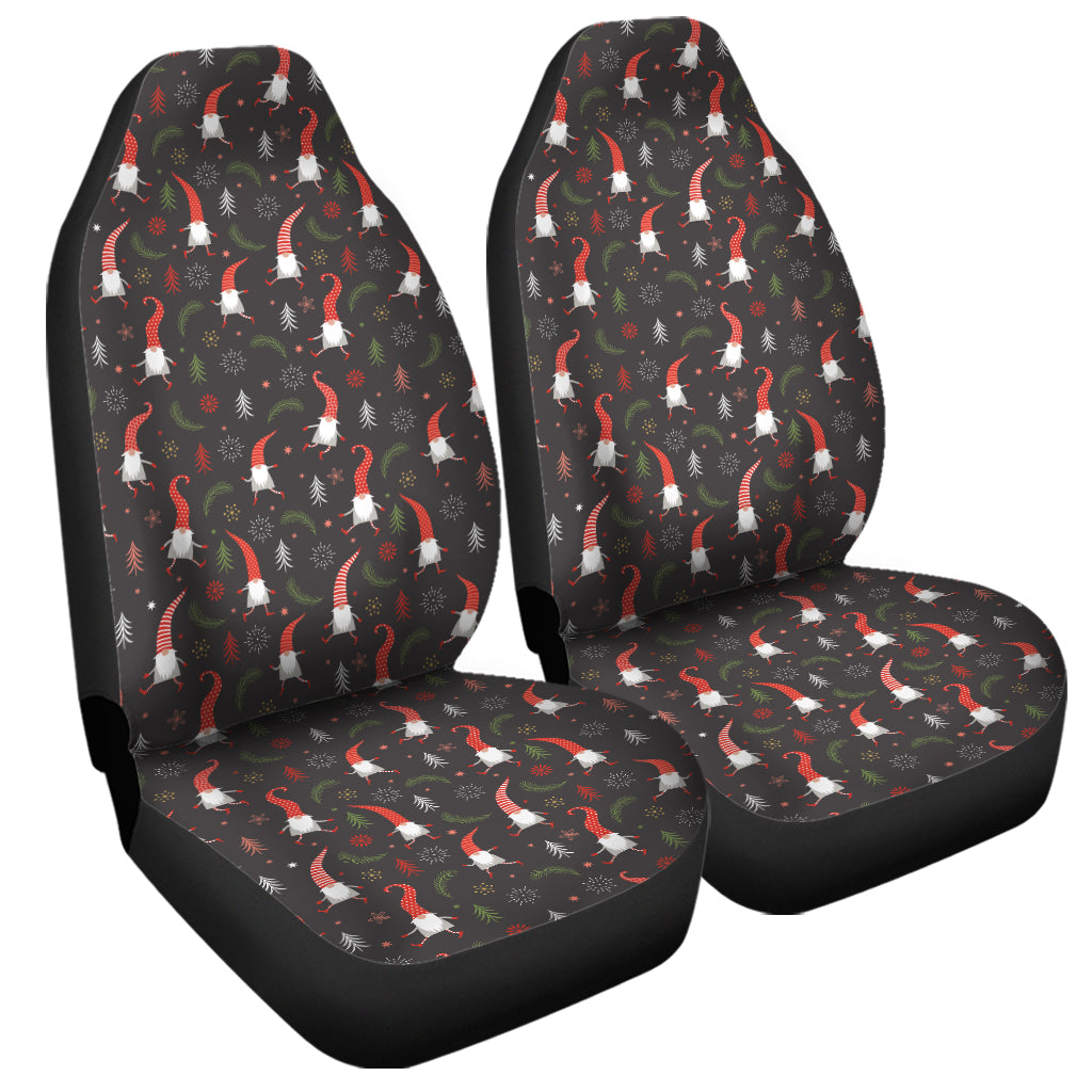 Christmas Gnomes Pattern Print Universal Fit Car Seat Covers