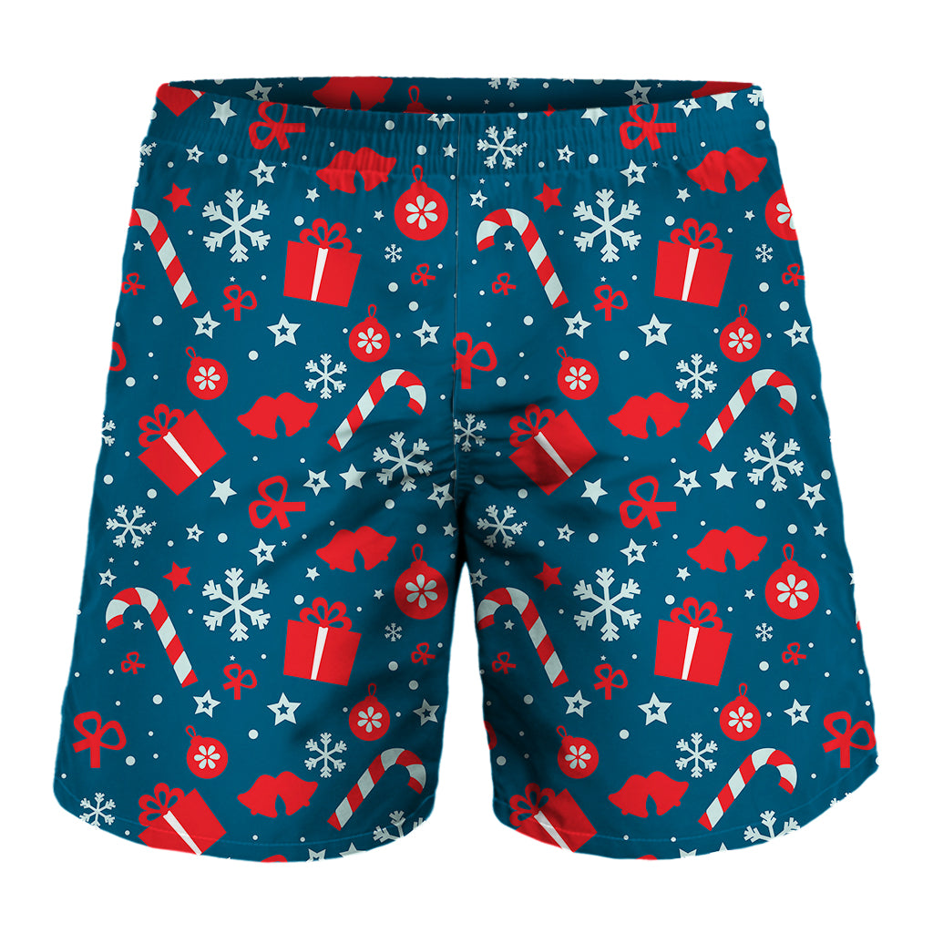 Christmas Holiday Elements Pattern Print Men's Shorts