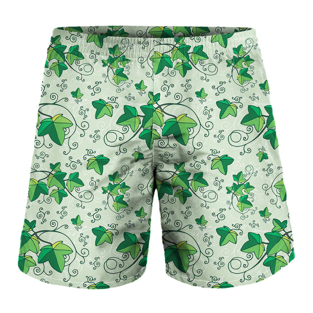 Christmas Ivy Leaf Pattern Print Men's Shorts