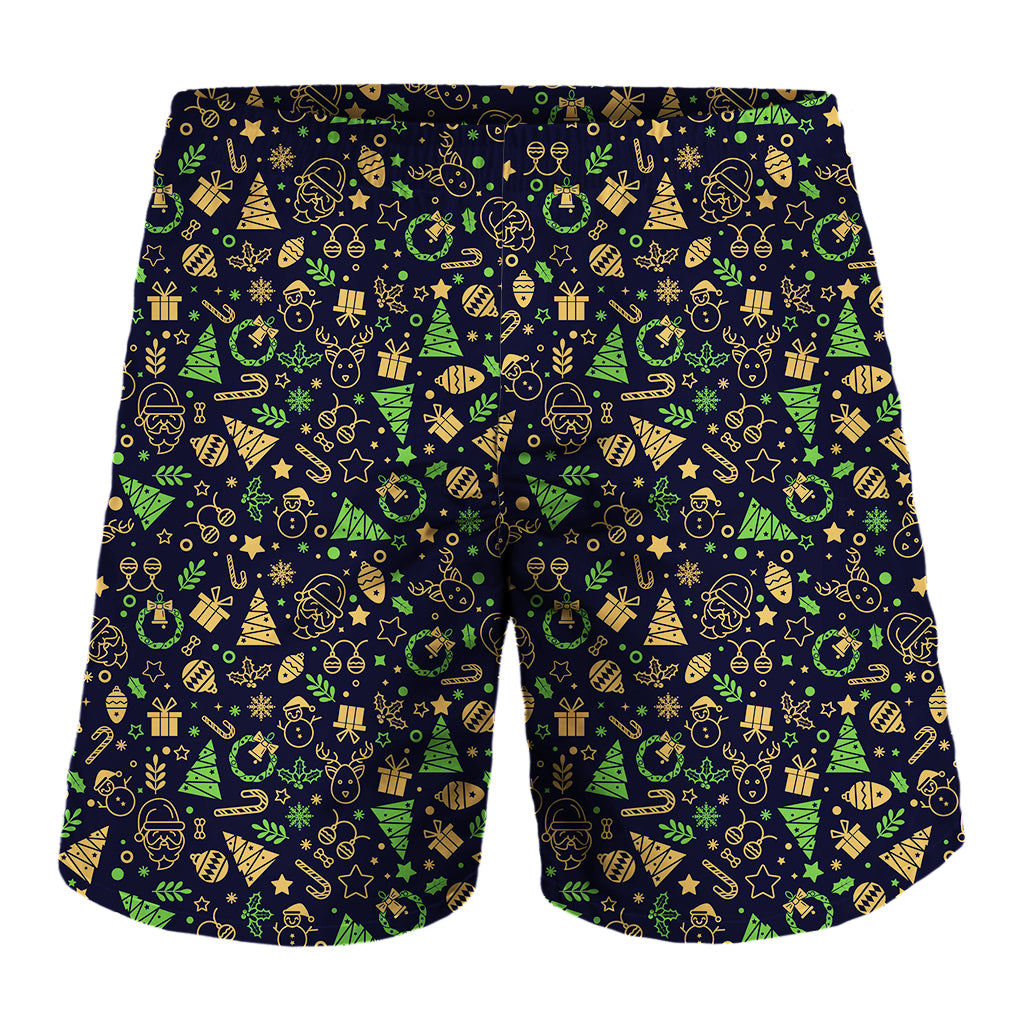 Christmas Party Elements Pattern Print Men's Shorts