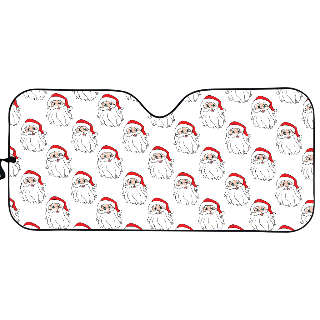 Christmas Santa Claus Pattern Print Car Sun Shade