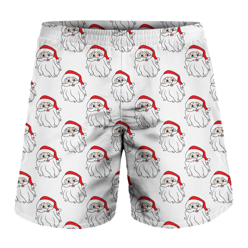 Christmas Santa Claus Pattern Print Men's Shorts