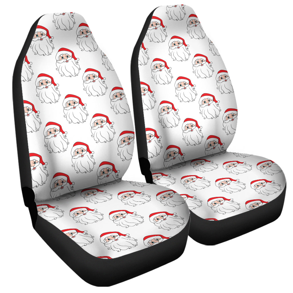 Christmas Santa Claus Pattern Print Universal Fit Car Seat Covers