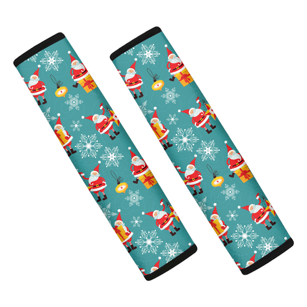 Christmas Santa Gift Pattern Print Car Seat Belt Covers