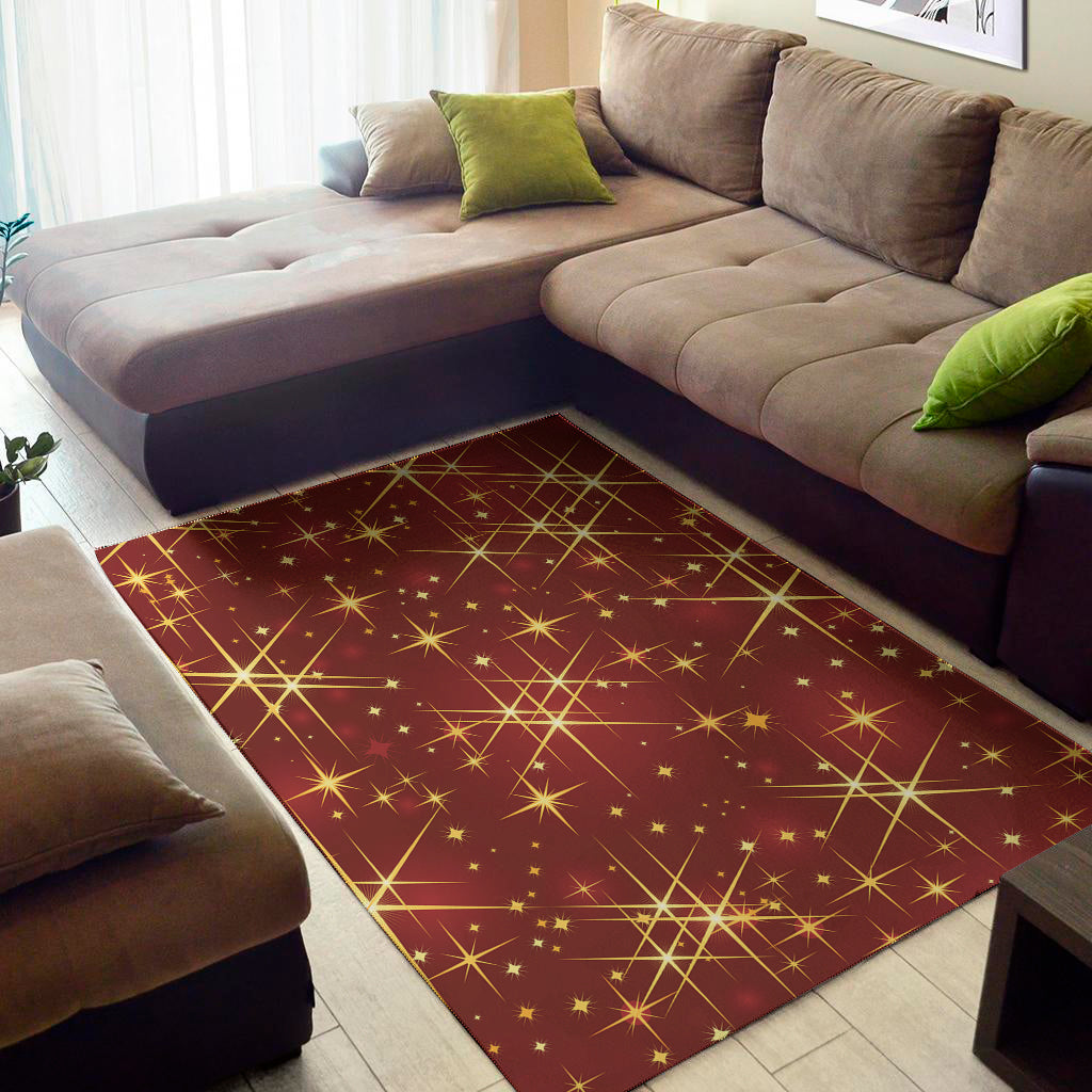 Christmas Sparkle Print Area Rug