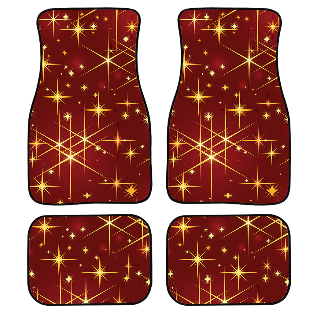 Christmas Sparkle Print Front and Back Car Floor Mats