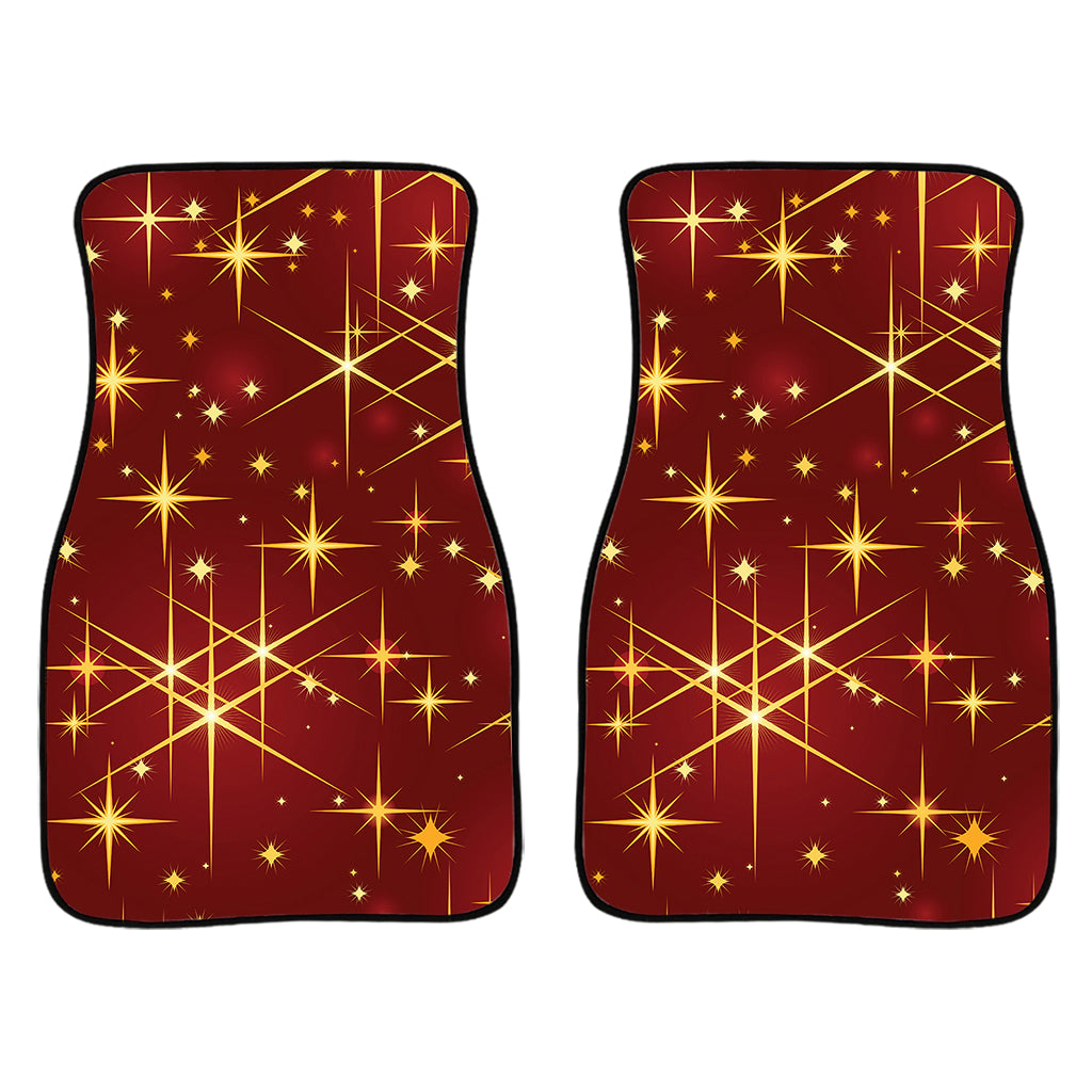 Christmas Sparkle Print Front Car Floor Mats